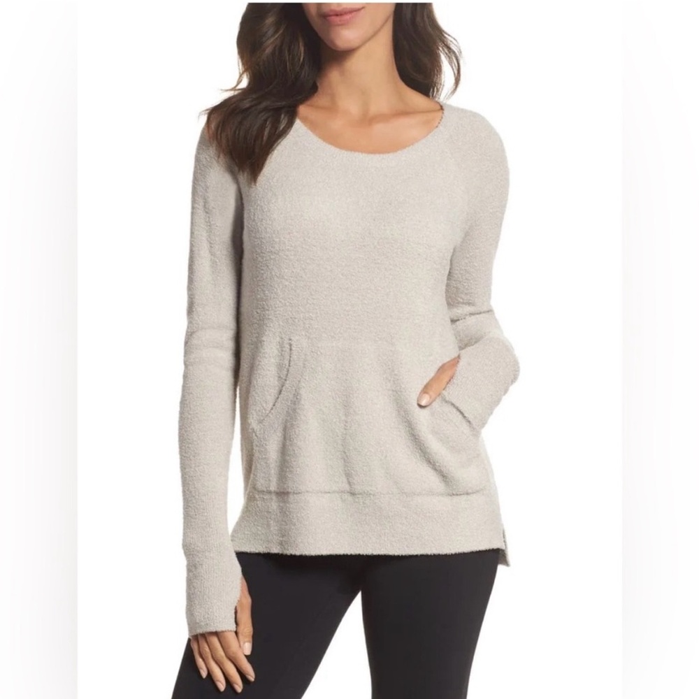 Barefoot Dreams CozyChic Lite Pullover Sweater Womens Size Large